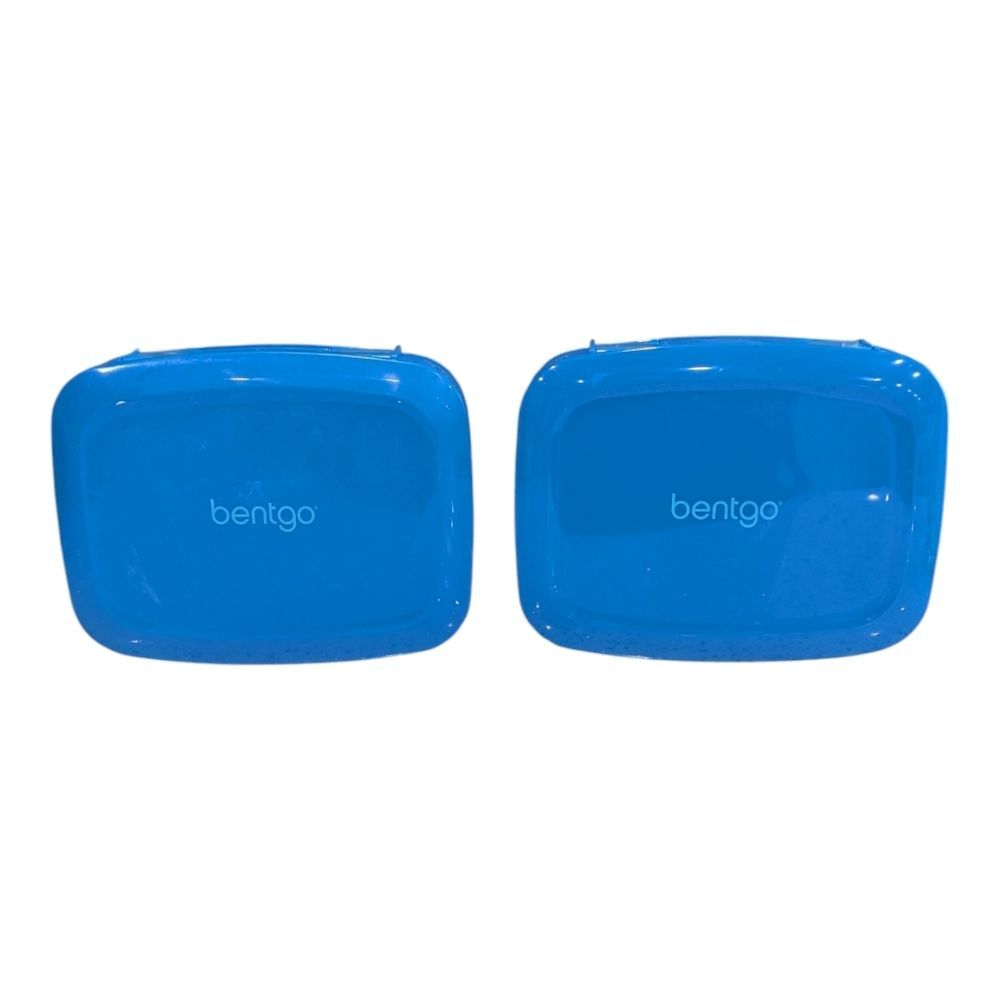 Bentgo Fresh Bento Divided School Lunch Box Set Of 2 Blue Kids Travel